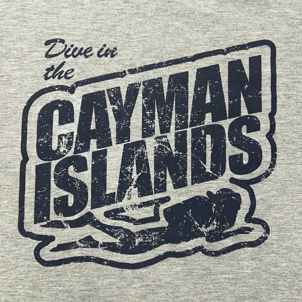 VTG Y2K No Boundaries Cayman Islands summer streetwear tank top mens XXL - Picture 6 of 10